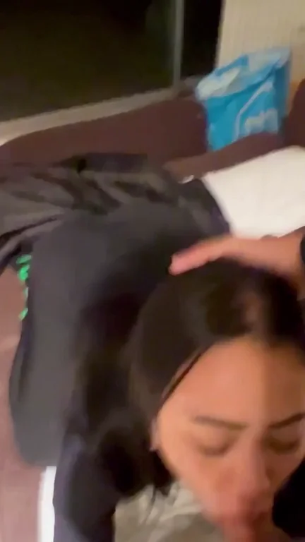 Asian Amateur Slut's Throat Wrecked by Thick Cock Deepthroat Assault!
