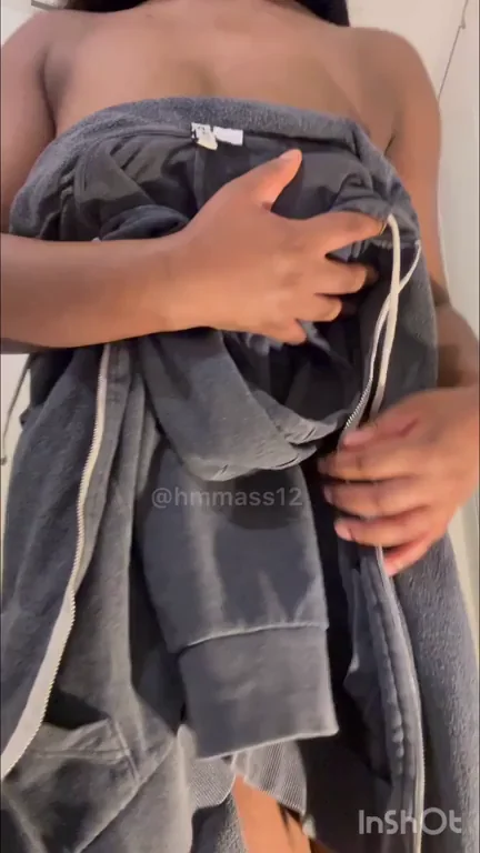 Busty Tease: 'I May Be a Little Busty' Hoodie Slip 'n' Reveal
