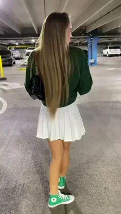 First Post Bounce: Amateur Slut's Massive Tits Jiggle in Parking Garage 😍🍈🍈