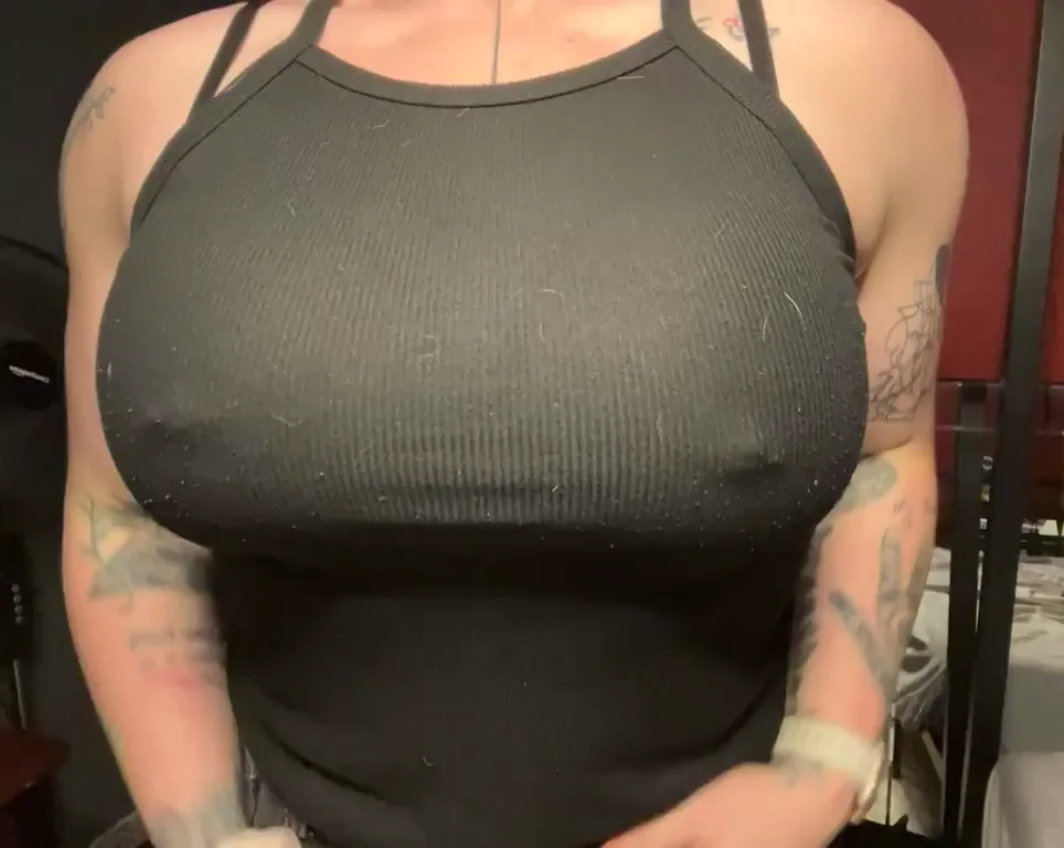 Double Pierced Big Tits Tease 😈🔥