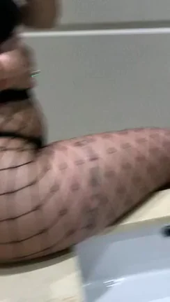 Obedient Latina Slut in Fishnets 😈🍑