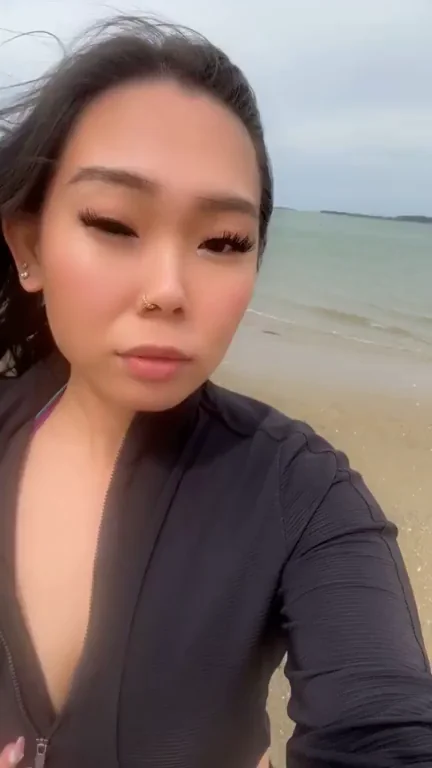 Had some flashing fun at the beach