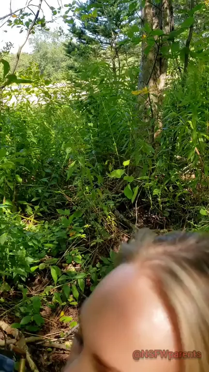 Mommy's Outdoor Cock Sucking Feast