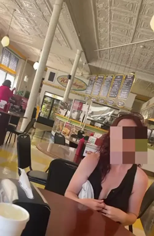 Flashing out at lunch