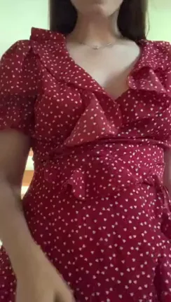Oops I don't wear anything under my dress