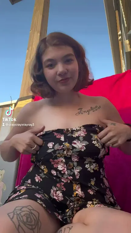 Look at the way they pop out of my dress