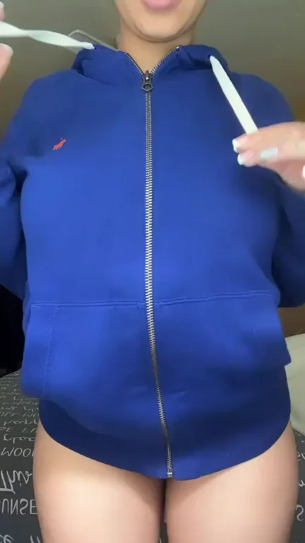 Hoodie Tease: Netflix, Games, or These Massive Tits?