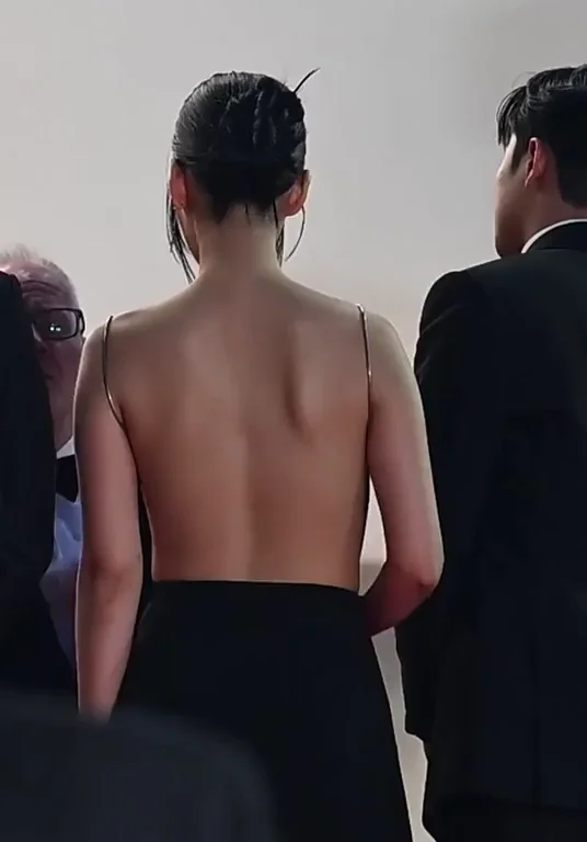 Bibi's Jaw-Dropping Backless Slut Dress on Red Carpet