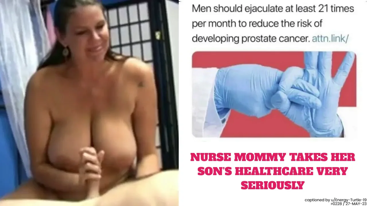🩺🍒 Nurse Mommy's Intense Son Checkup with Massive Tits & Hands-On Care 🔥