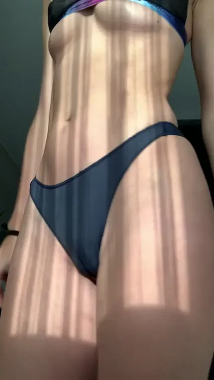 Can You Resist Cumming on My Tight Tummy? 💦😈 [GIF]