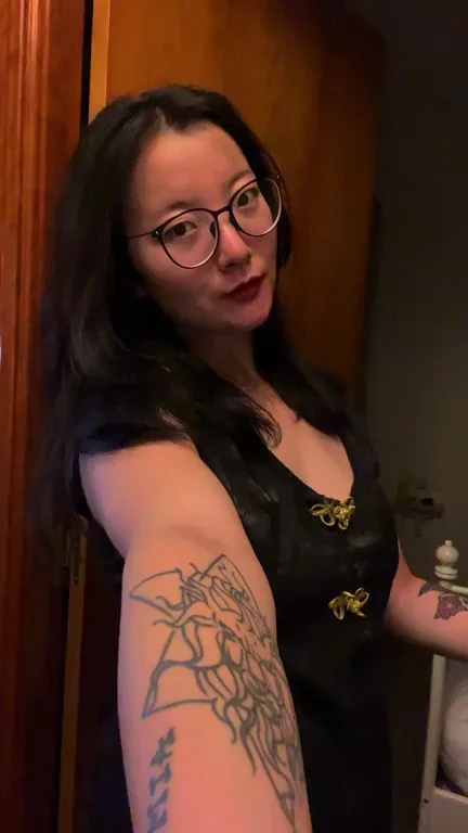 Daddy, can you end on my blushing cheeks or on my cute Asian boobs?
