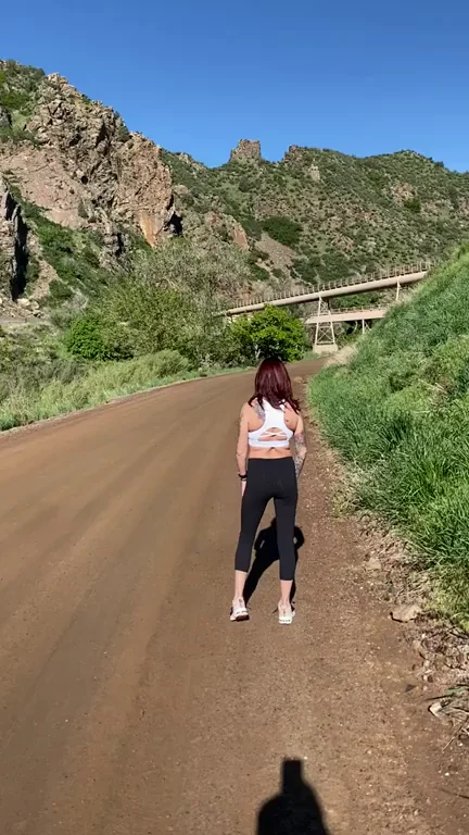(F) I went on a hike yesterday