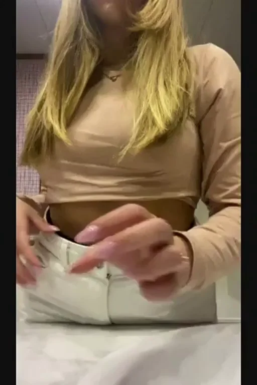 Blonde Bombshell Moans Her Cum Symphony for You 😈💦