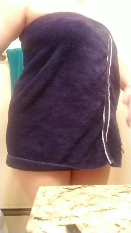 Bouncing out of my towel