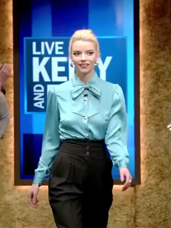 Golden Globe winner Anya Taylor-Joy braless