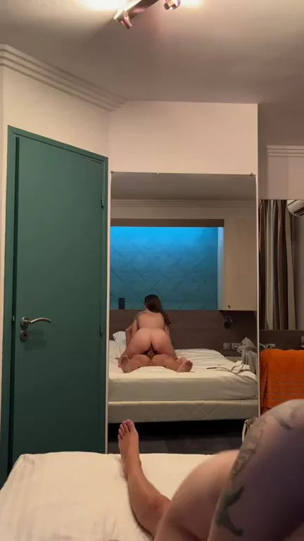 It was so exciting filming me on top of him [MF]