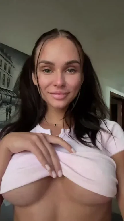 Bolted-On Teen Slut's Fake Fuck-Tits Steal the Show