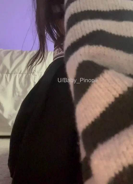 Kneeling Asian Slut's Juicy Ass Tease: Love It From Behind? 💦