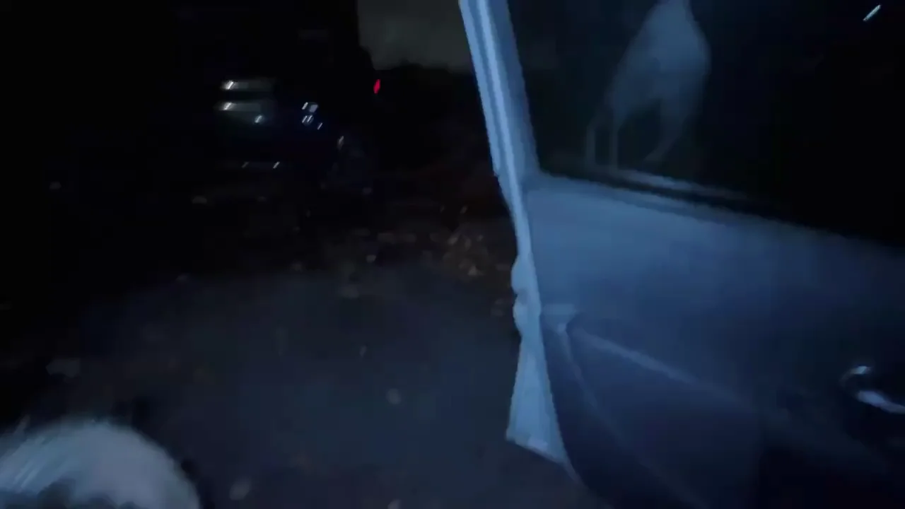 🔥 Slutty Public Cock Suck Between Cars 💦