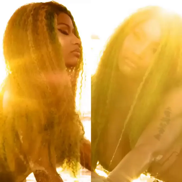 Nicki Minaj with her titties out