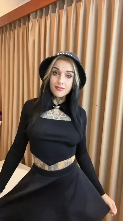 Daddy's Exclusive Goth Slut Daughter Tease