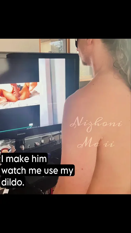 Native dominatrix 29F makes husband 36M suck on 9.5" dildo and ruins his orgasm 🤭🌶❤ I'm such a tease! 😈