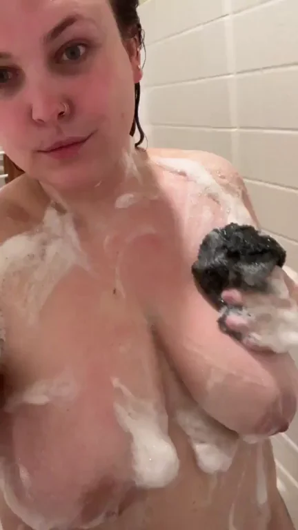 Just a dirty slut getting clean