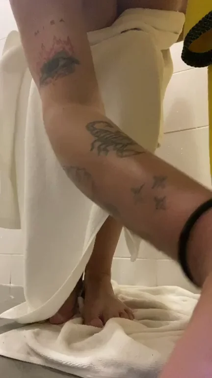 oops the towel dropped