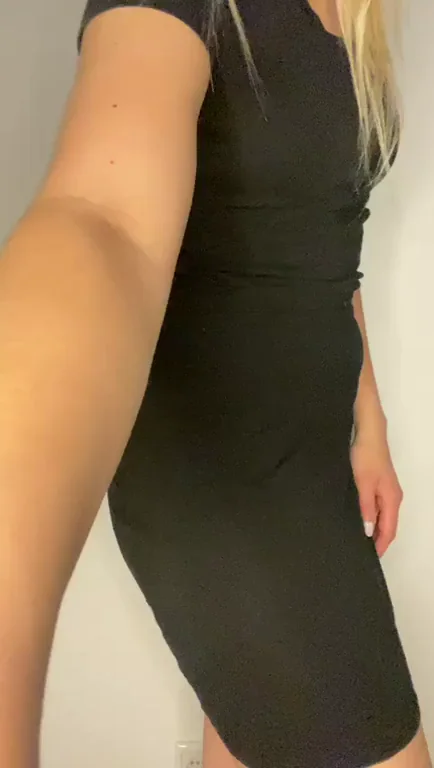 My dress for today. You know what I have underneath ðŸ™ˆ