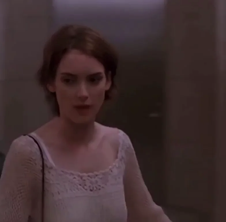 Prime era Winona Ryder jiggling. Reality Bites. 1994