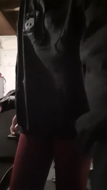 Hoodie Tease: Unleashing My Thick Trans Cock 🍆🔥