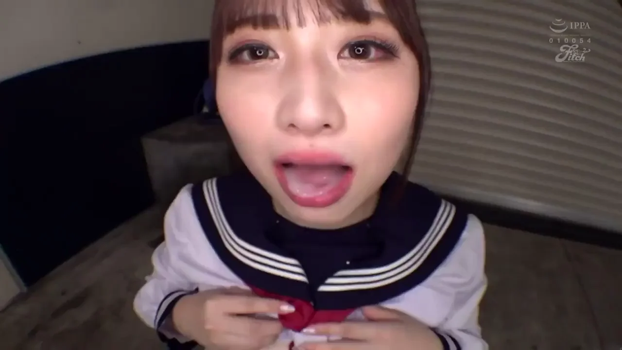 She got a mouthful