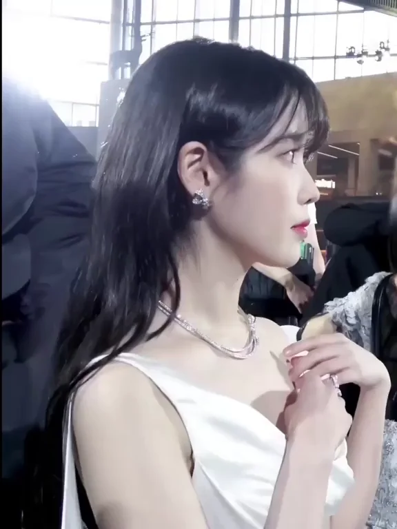 IU's Sexy White Dress Tease at TikTok City Awards 😍💦