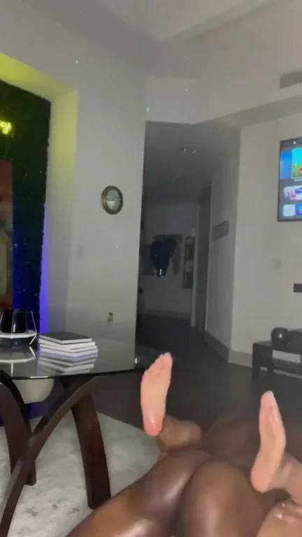 Reunited after six months with one of my favorite couples. Wifey and I couldn't even make it to the bedroom, cuck setup the camera behind us and watched from the couch like a good boy. Had to get her accustomed to BBC again with slow strokes :)