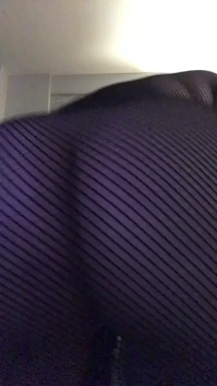 Goth Latina's Shiny Panty Ass Tease