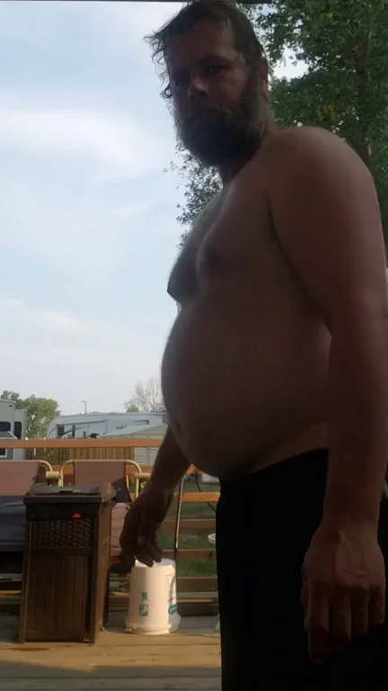 Bear Daddy Strips Bare at the Campground