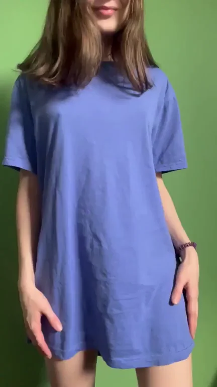 I thought you might want to have a look under my t-shirt?