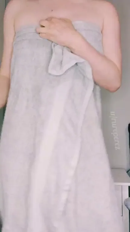 Does a towel count as clothes ;)