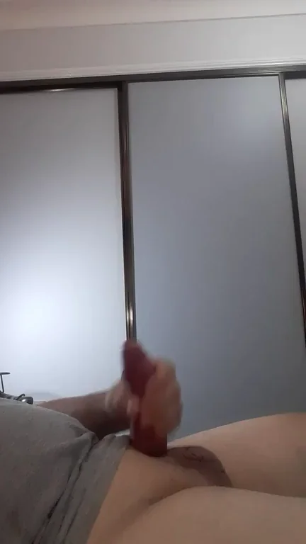 Yoshidaddy's Thick 8-Inch Beast: Oily Jerk-Off Explosion GIF