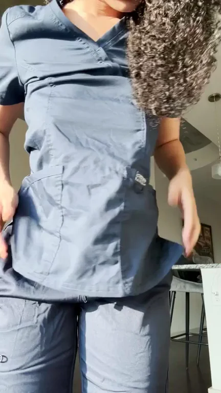 Nurse's Massive Titty Drop Surprise 🍒💦 [OC]