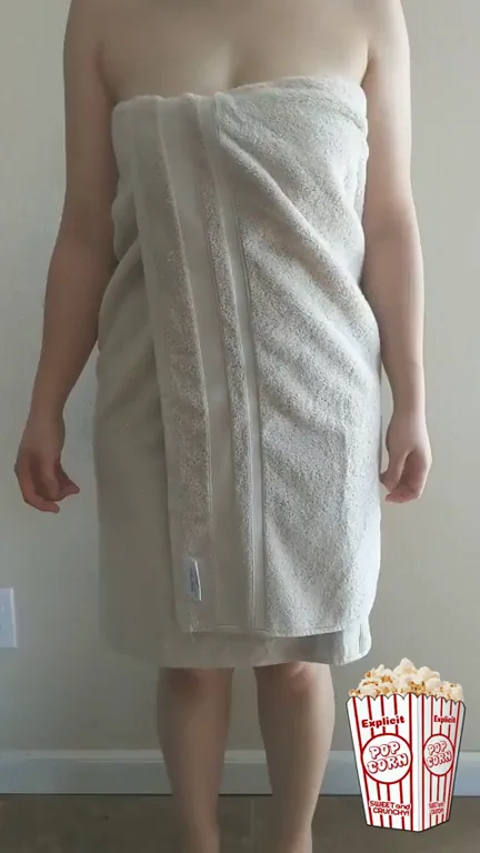 I[f] you saw me coming out of the shower like this what would you do?