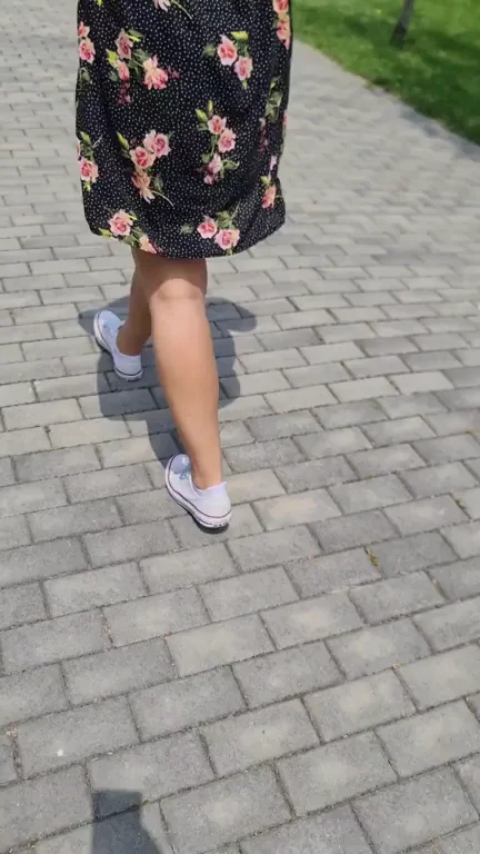 Public Park Ass Plug Tease