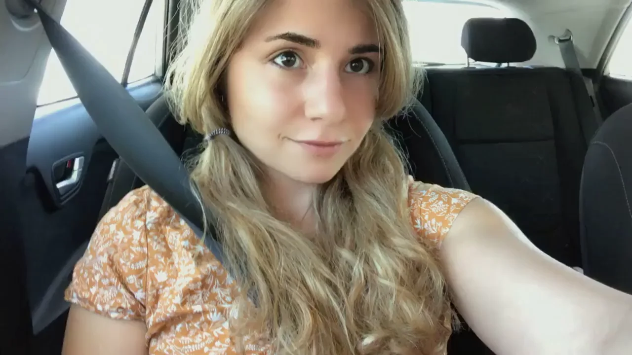 Church Dress Tease in the Car 😈🙏 Do You Approve, Daddy?