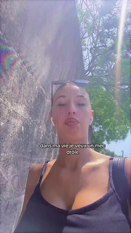 Making her way down town ...