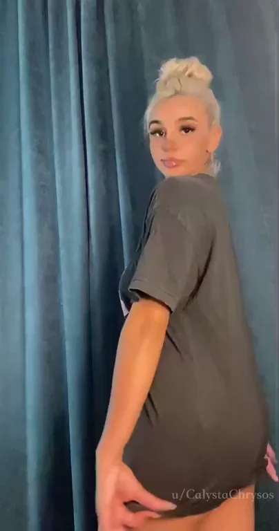 Naughty Boy's Busty Blonde Tease 😈🍑💦