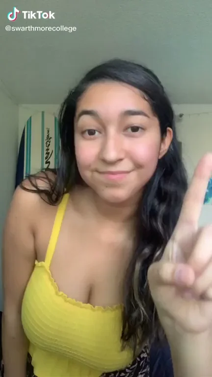 🍈2Busty2Hide Cutie Teases Her Massive Tits in Yellow Crop Top🔥 #18