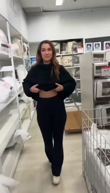 Date This Naughty Store Flasher? 😈🔥