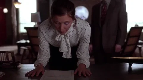 Maggie Gyllenhaal spanked in Secretary (2002 film)