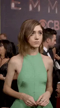 Wishing I could see the outline of my cock through Natalia Dyer's tight belly as I’m penetrating her.
