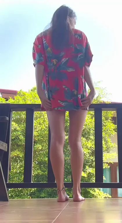 I think my ass is adorable and I love showing it
